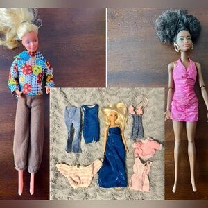 Barbie Mattel Dolls Set Bundle Collectibles